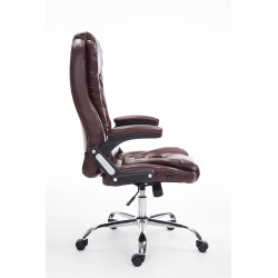 Fauteuil de bureau Thor rouge bordeaux