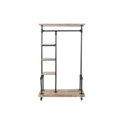 Meuble d'Entrée Home ESPRIT Marron Noir 104 x 40 x 175 cm