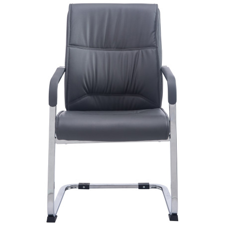 Silla De Conferencia Anubis en polipiel Gris