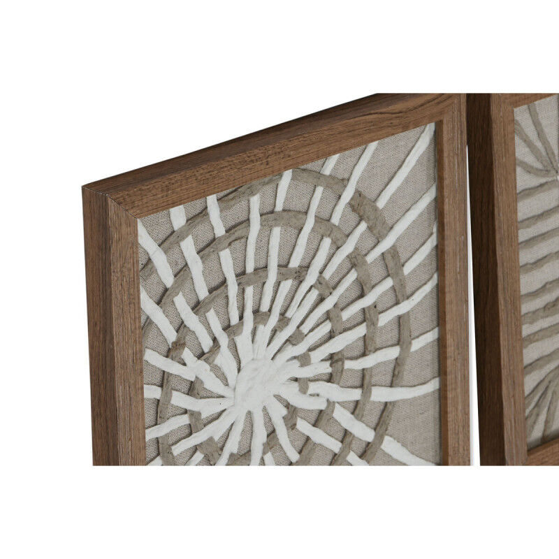 Cadre Home ESPRIT Blanc Naturel Moderne 22 x 2 x 22 cm