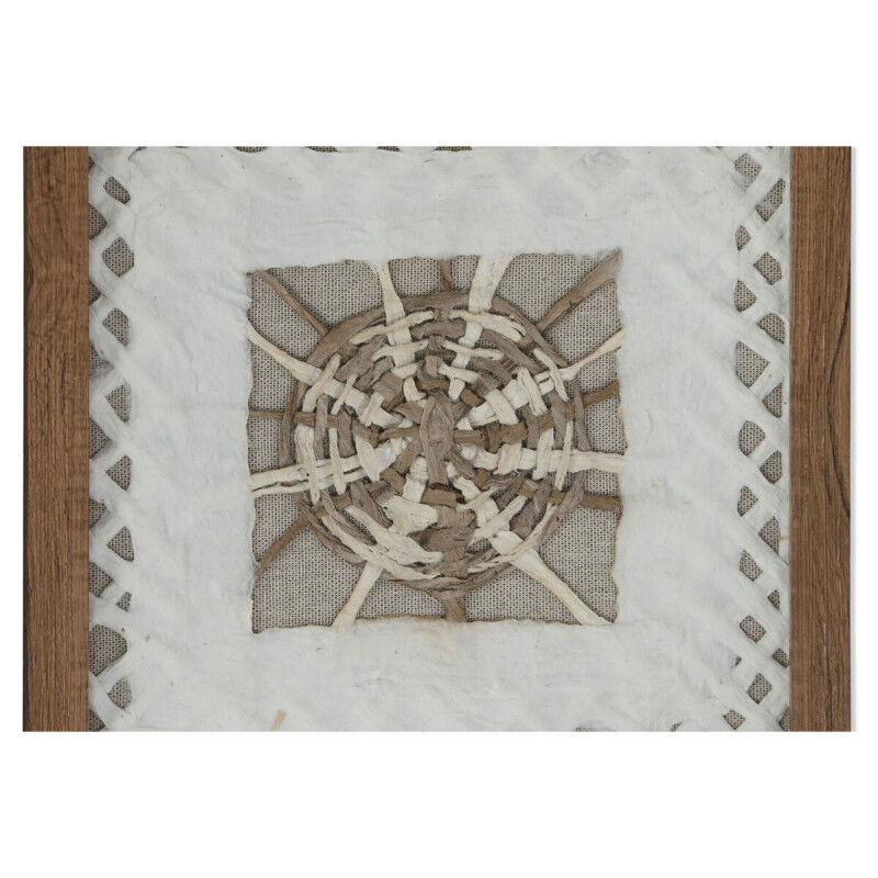 Cadre Home ESPRIT Blanc Naturel Moderne 22 x 2 x 22 cm