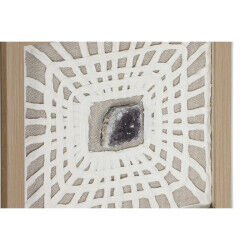 Cadre Home ESPRIT Blanc Naturel Moderne 22 x 2 x 22 cm