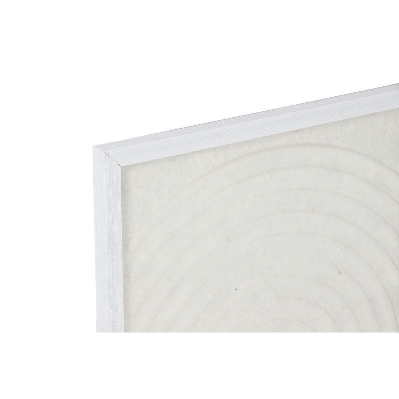Cadre Home ESPRIT Blanc Naturel Moderne Scandinave 35 x 2 x 35 cm
