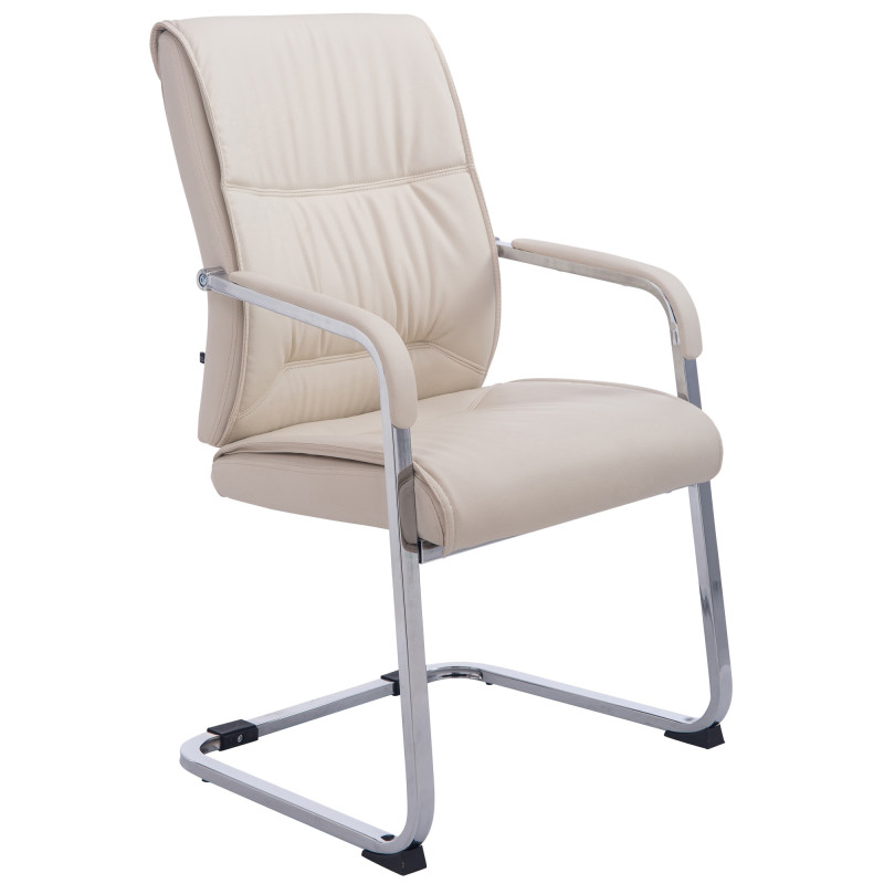 Chaise visiteur XL Anubis crème