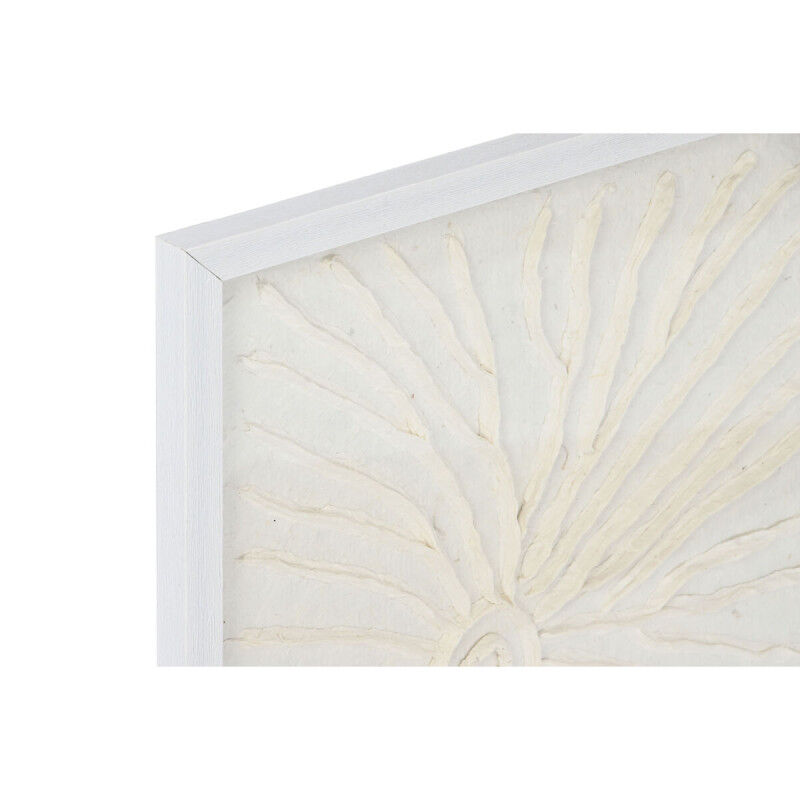 Cadre Home ESPRIT Blanc Naturel Scandinave 35 x 2 x 35 cm