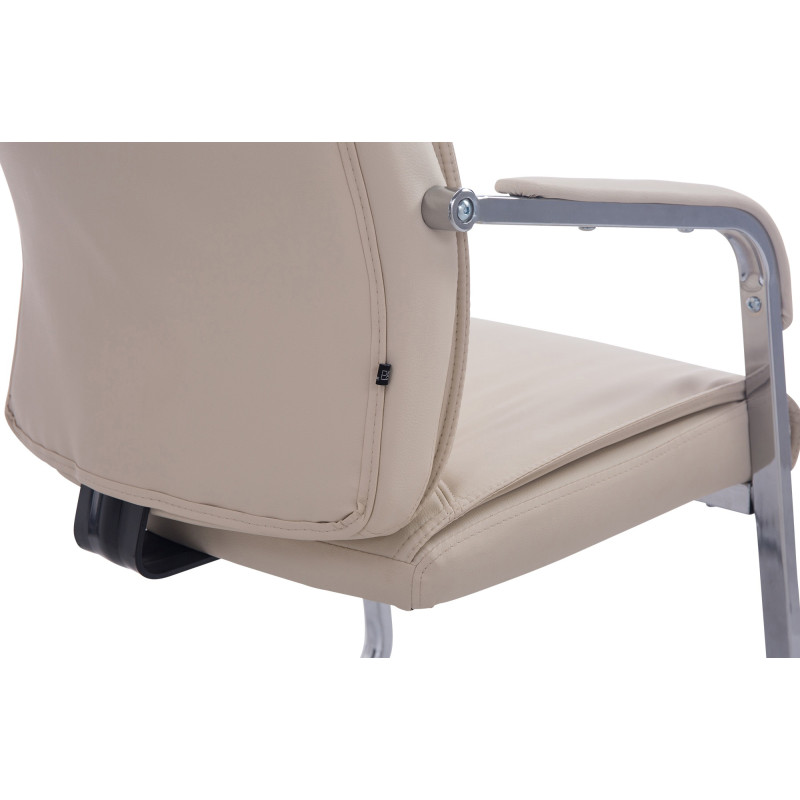 Chaise visiteur XL Anubis crème
