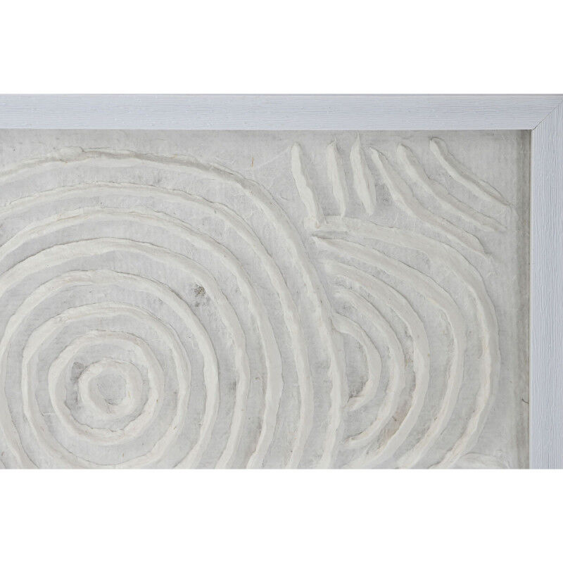 Cadre Home ESPRIT Blanc Naturel Scandinave 35 x 2 x 35 cm