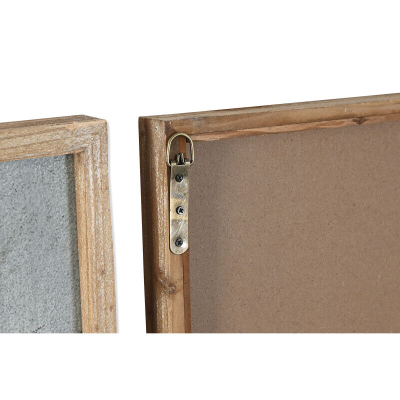Cadre Home ESPRIT Bleu Blanc Marron Oriental 200 x 2,5 x 120 cm