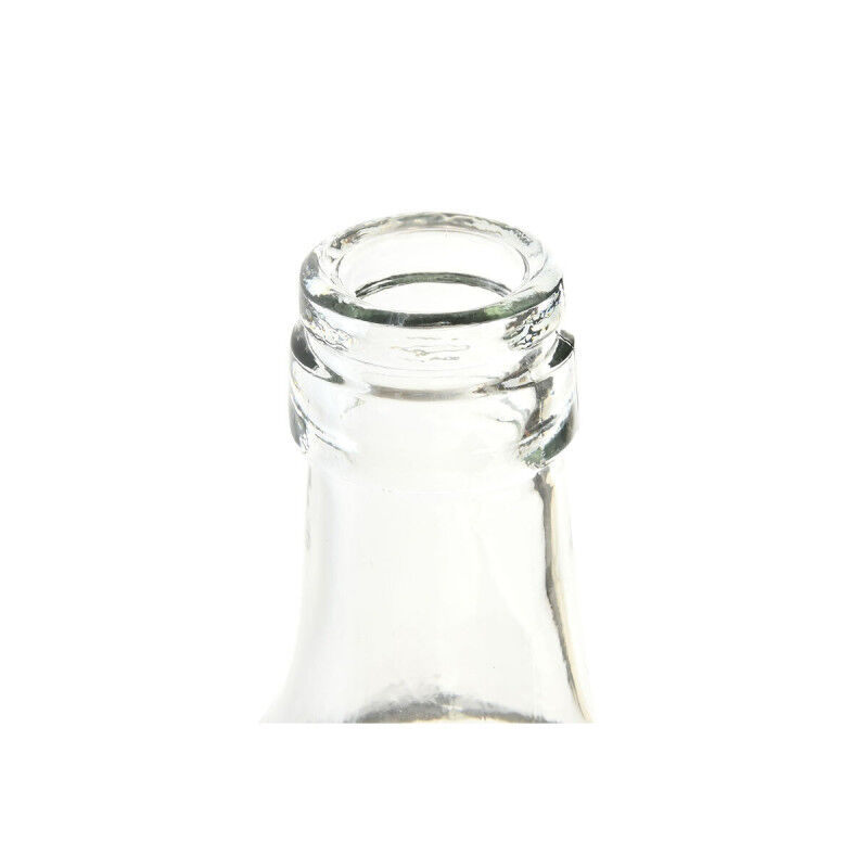 Vase Home ESPRIT Transparent Marron Clair Verre Naturel 37 x 37 x 55 cm