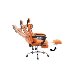 Chaise de bureau, orange