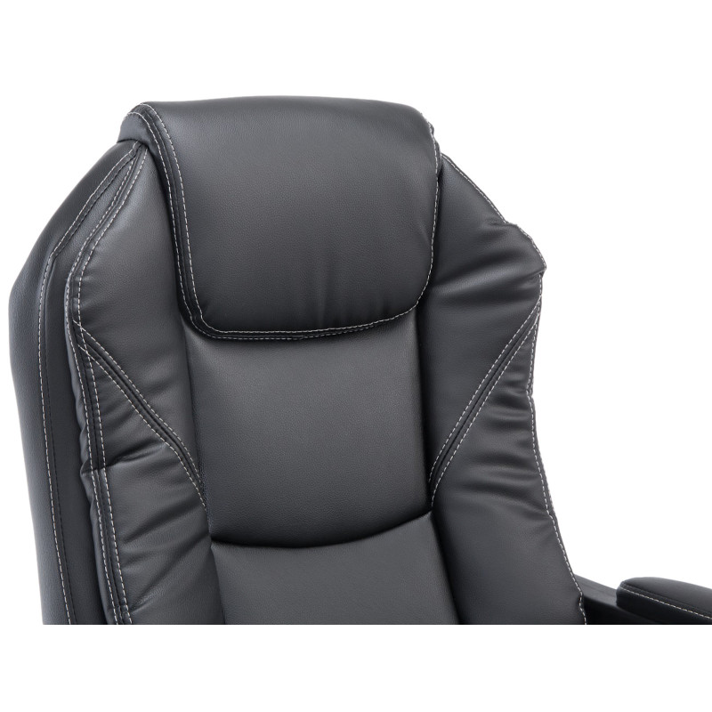 Fauteuil de bureau Castle noire