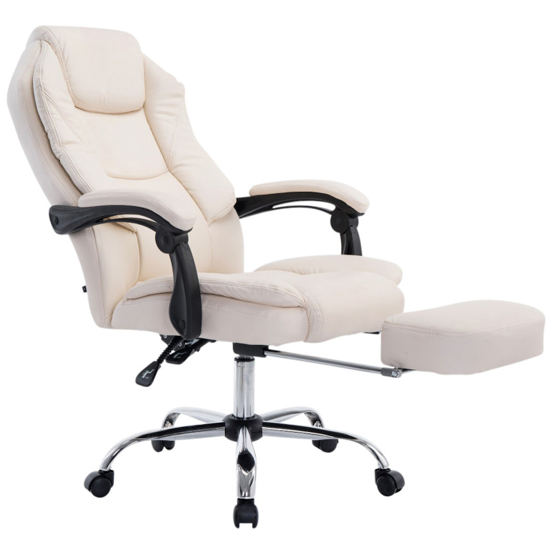 Fauteuil de bureau Castle crème