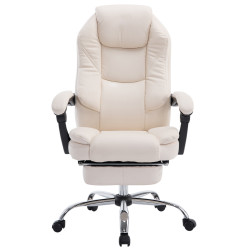 Fauteuil de bureau Castle crème