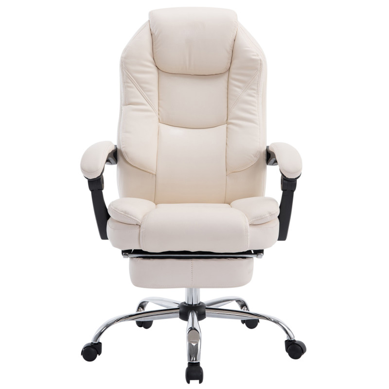 Fauteuil de bureau Castle crème