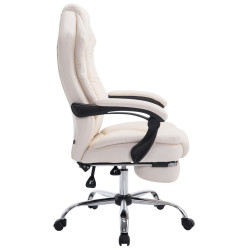 Fauteuil de bureau Castle crème