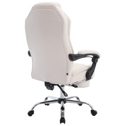 Fauteuil de bureau Castle crème