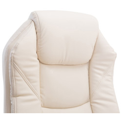 Fauteuil de bureau Castle crème