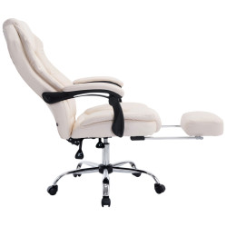 Fauteuil de bureau Castle crème
