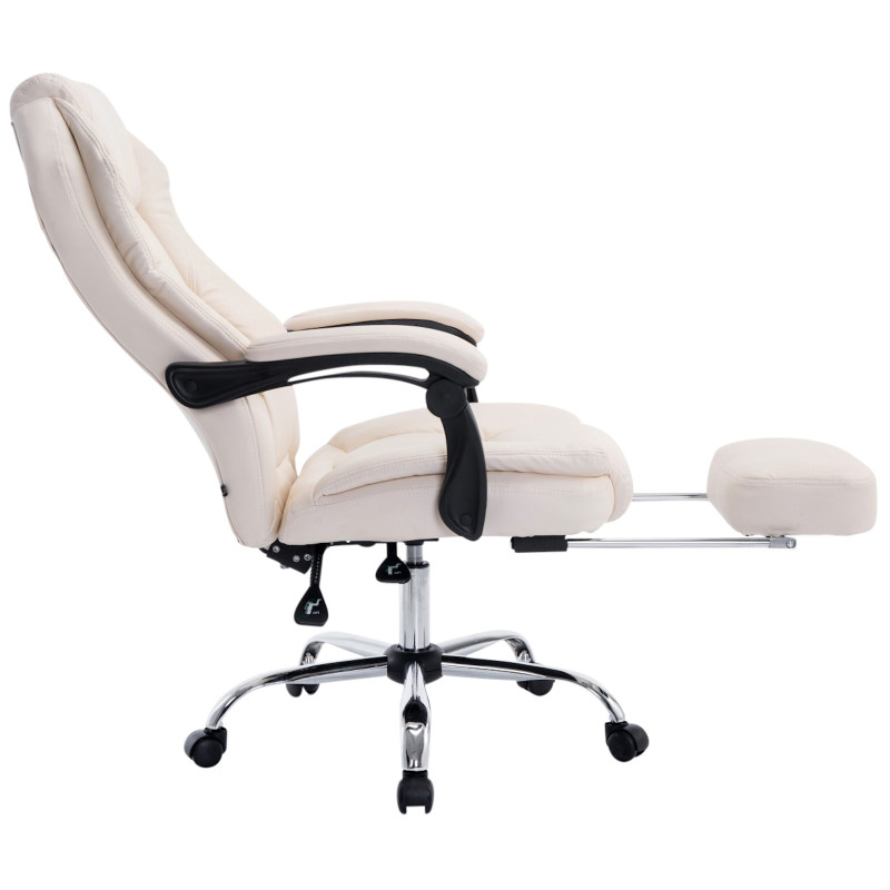 Fauteuil de bureau Castle crème