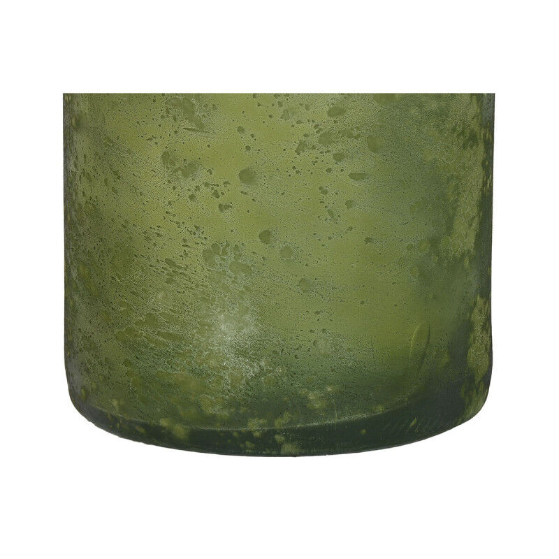 Vase Home ESPRIT Vert Cristal recyclé Finition vieillie 18 x 18 x 75 cm