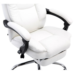 Fauteuil de bureau Castle blanche