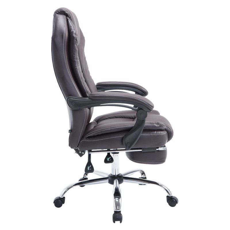 Fauteuil de bureau Castle marron