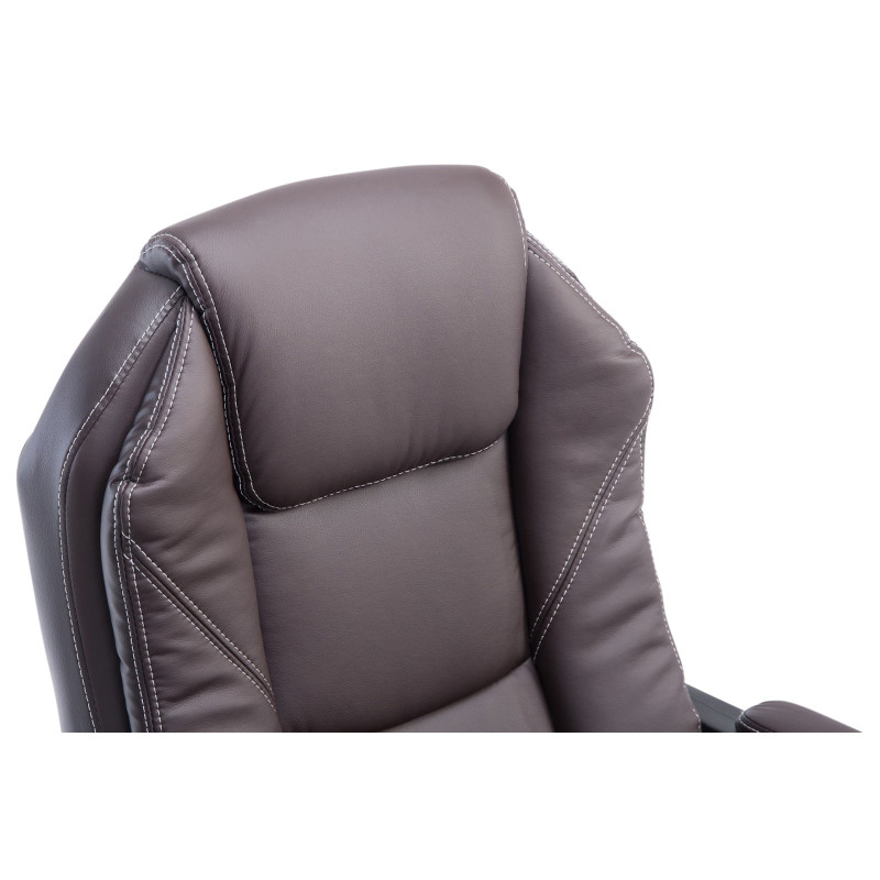 Fauteuil de bureau Castle marron