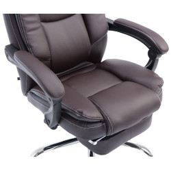 Fauteuil de bureau Castle marron