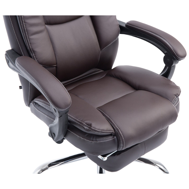 Fauteuil de bureau Castle marron