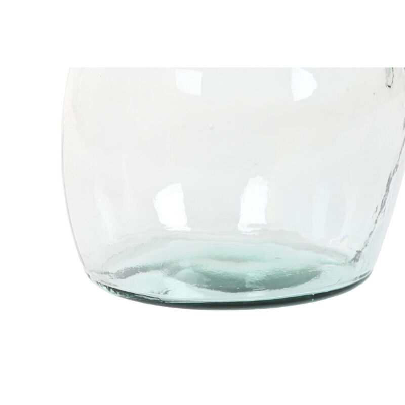 Vase Home ESPRIT Transparent Cristal recyclé 34 x 34 x 73 cm