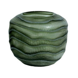 Vase Home ESPRIT Vert Verre...