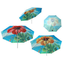 Parasol de plage Ø 180 cm...