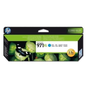 HP 971XL Cartouche d'encre cyan grande capacité authentique (CN626AE) pour HP Officejet Pro X451/X476/X551/X576