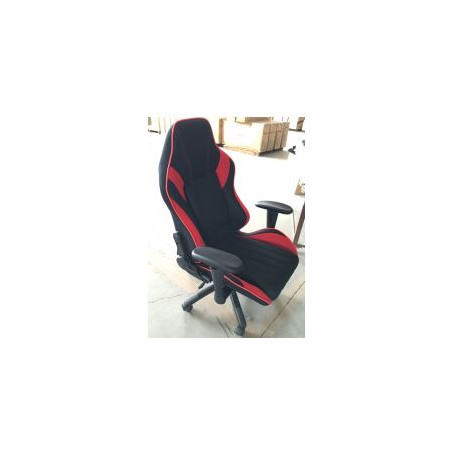 Sedia da ufficio Racing XL Shift in similpelle nero/rosso,senza poggiapiedi