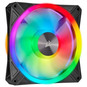 CORSAIR Lot de deux ventilateurs iCUE QL140 RGB - Diametre 140mm - Avec lighting Node Core (CO-9050100-WW)