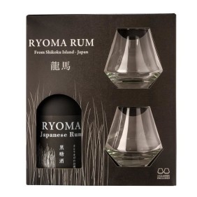 Ryoma - Coffret Rhum 40,0% Vol. 70cl + 2 verres