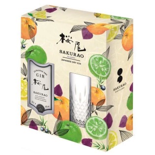 Sakurao - Coffret Gin Classic 40,0% Vol. 70cl + 1 verre