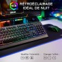 THE GLAB Pack Gaming TUNGSTEN  Sans fil - Clavier + Souris - Français