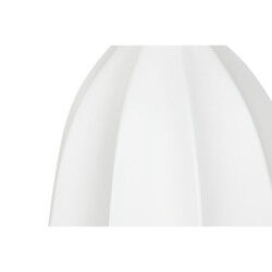 Vase Home ESPRIT Blanc Fibre de Verre 34 x 34 x 100 cm