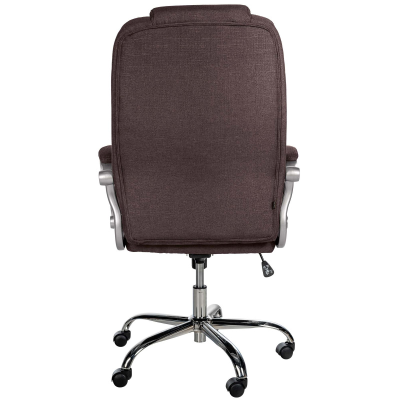 Fauteuil de bureau BIG Apollo en tissu marron