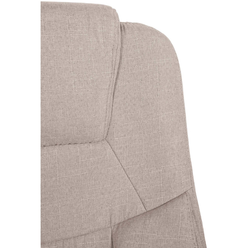 Silla De Oficina XXL Apoll En Tela Crema