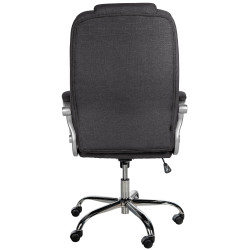Silla De Oficina XXL Apoll En Tela Gris oscuro