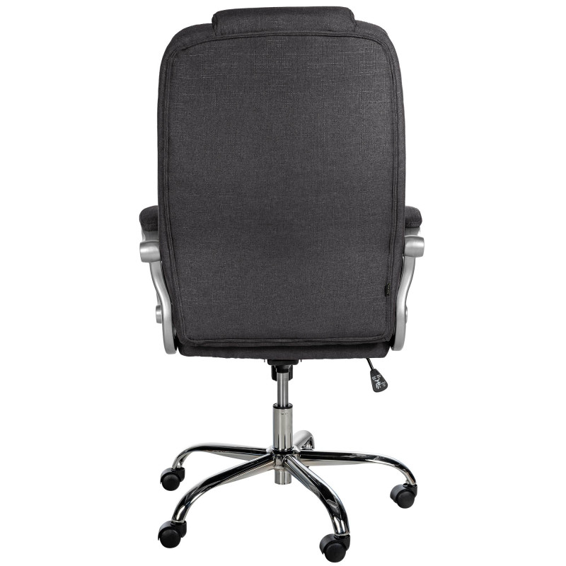 Silla De Oficina XXL Apoll En Tela Gris oscuro