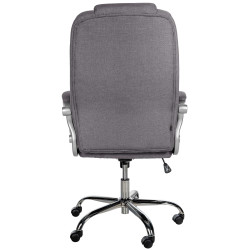 Fauteuil de bureau BIG Apollo en tissu gris