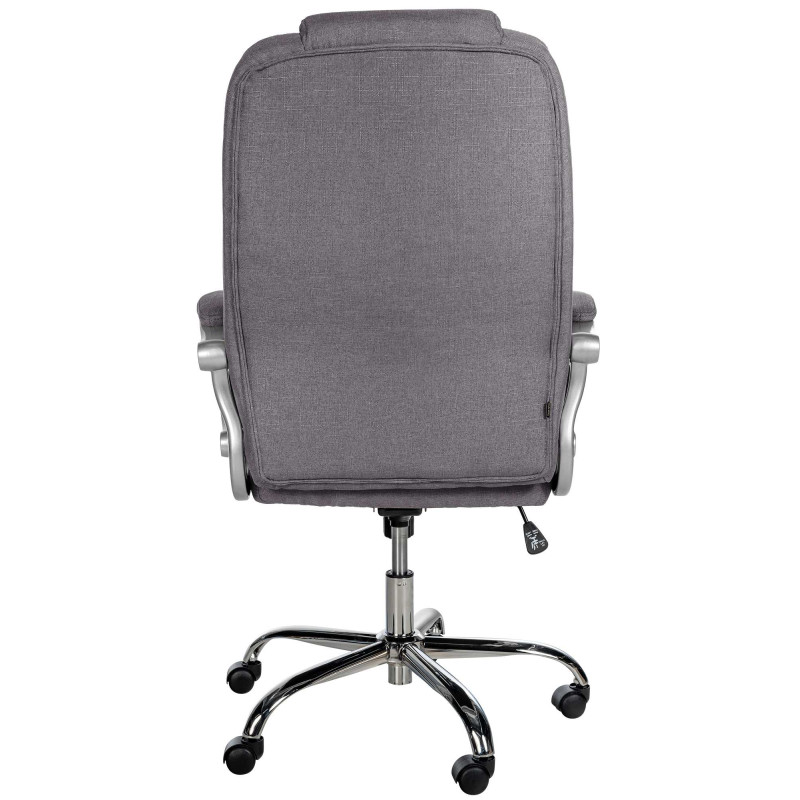 Fauteuil de bureau BIG Apollo en tissu gris