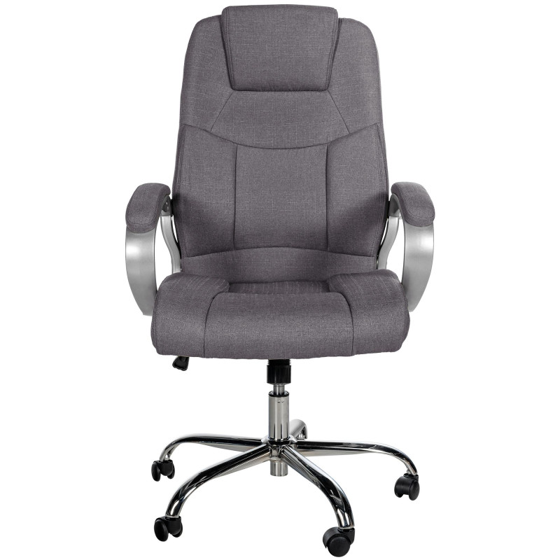 Fauteuil de bureau BIG Apollo en tissu gris