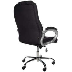 Fauteuil de bureau BIG Apollo en tissu noir