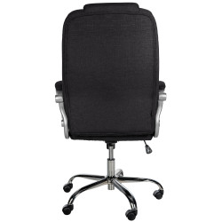 Fauteuil de bureau BIG Apollo en tissu noir