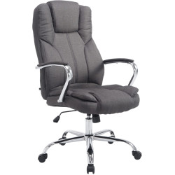 Fauteuil de bureau BIG Xanthos tissu gris foncé