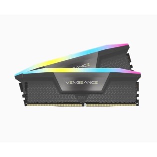 Mémoire RAM - CORSAIR - Vengeance RGB DDR5 - 32GB 2x16GB DIMM - 5600 MHz - 1,25V - Gris (CMH32GX5M2B5600Z36K)